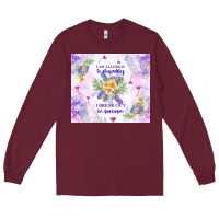 Burgundy i am allergic to stupidity Long Sleeve Tee - TumblerDesignByShophia