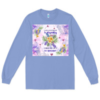 Colony Blue i am allergic to stupidity Long Sleeve Tee - TumblerDesignByShophia