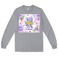 Heather Grey i am allergic to stupidity Long Sleeve Tee - TumblerDesignByShophia