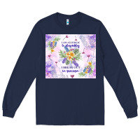 Navy i am allergic to stupidity Long Sleeve Tee - TumblerDesignByShophia