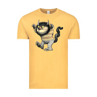 Vintage Mustard where the wild things are carol Vintage Tee - lanVoArt