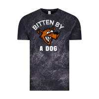 Cloud Black bitten by a dog angry dog bite funny gift Vintage Tee - lanVoArt