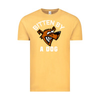 Bitten By A Dog Angry Dog Bite Funny Gift Vintage Tee | Teevron