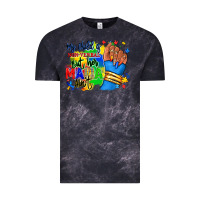 Cloud Black my child is non verbal but her mama aint afro hand rana Vintage Tee - RanaPortraitStore