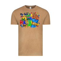 My Child Is Non Verbal But Her Mama Aint Afro Hand Rana Vintage Tee | Teevron