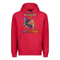 Cardinal Autism seeing in the world differently Premium Hoodie - FaDigitalArtStudio