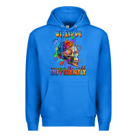 True Royal Autism seeing in the world differently Premium Hoodie - FaDigitalArtStudio