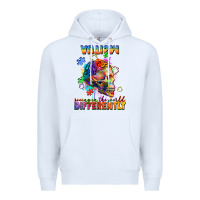 White Autism seeing in the world differently Premium Hoodie - FaDigitalArtStudio