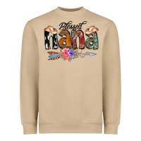 Mushroom Blessed Nana Heavyweight Sweatshirt - CowCowDesign