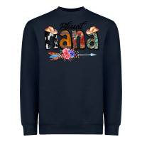 Navy Blessed Nana Heavyweight Sweatshirt - CowCowDesign