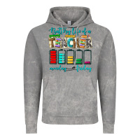 Cloud Rock battery life of a teacher monday friday Vintage Hoodie - NancyCooperArtShop