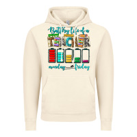 Vintage Artic battery life of a teacher monday friday Vintage Hoodie - NancyCooperArtShop