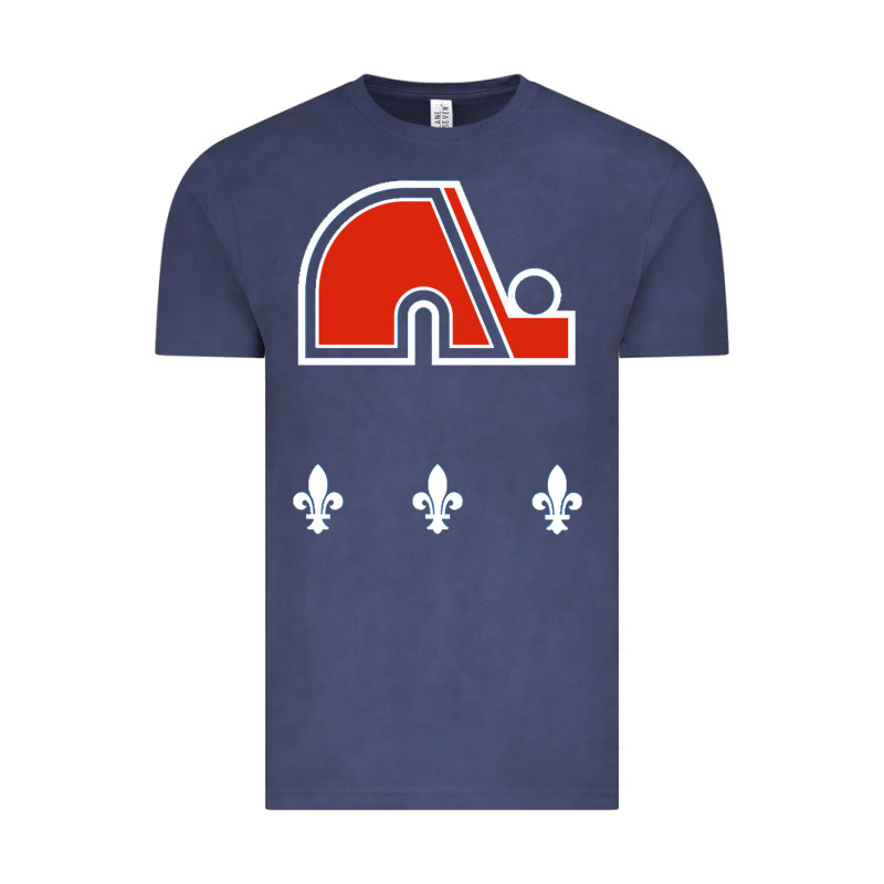 Vintage Quebec Hockey   Retro Nordiques Vintage Tee by lanVoArt | Teevron