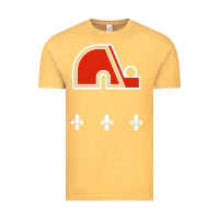 Vintage Mustard vintage quebec hockey   retro nordiques Vintage Tee - lanVoArt