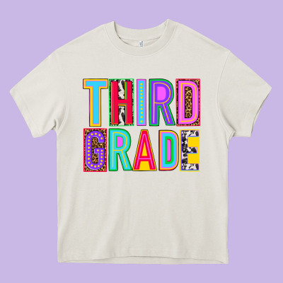Third Grade Heavy Core Tee Designed By Nancycooperartshop