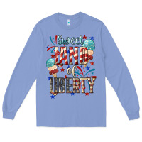 Colony Blue Sweet land of liberty 4th of july Long Sleeve Tee - HowdyJamesFarm