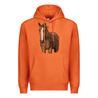 Carrot brown horse Premium Hoodie - RanaPortraitStore