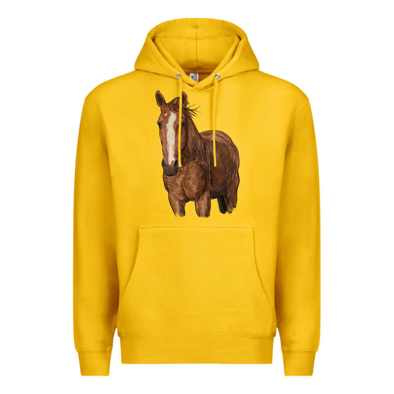 Brown Horse Premium Hoodie by RanaPortraitStore | Teevron