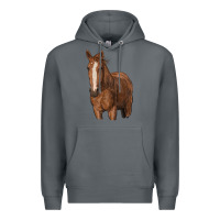 Rock brown horse Premium Hoodie - RanaPortraitStore