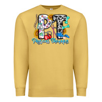 Antique Gold pt therapy Premium Sweatshirt - CowhideDigitalArt