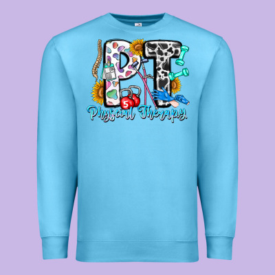 Pt Therapy Premium Sweatshirt Designed By Cowhidedigitalart