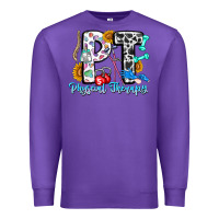 Purple pt therapy Premium Sweatshirt - CowhideDigitalArt