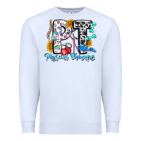 White pt therapy Premium Sweatshirt - CowhideDigitalArt