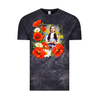 Cloud Black dorothy poppies Vintage Tee - lanVoArt
