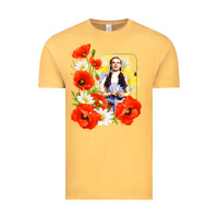 Vintage Mustard dorothy poppies Vintage Tee - lanVoArt