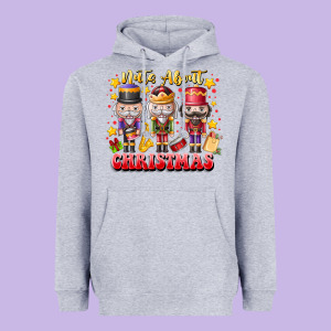 Nuts About Christmas Heavyweight Hoodie Designed By Cowhidedigitalart