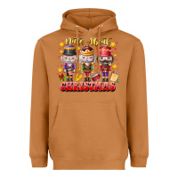 Meerkat Nuts About Christmas Heavyweight Hoodie - CowhideDigitalArt