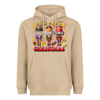 Mushroom Nuts About Christmas Heavyweight Hoodie - CowhideDigitalArt