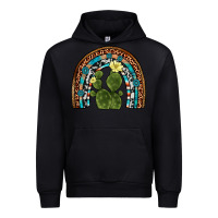 Black cactus gemstone rainbow Urban Hoodie - Artiststas