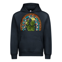 Navy cactus gemstone rainbow Urban Hoodie - Artiststas