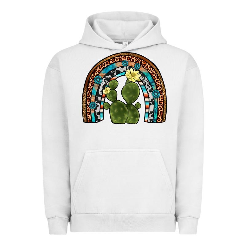 Cactus Gemstone Rainbow Urban Hoodie by Artiststas | Teevron