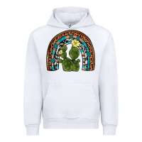 White cactus gemstone rainbow Urban Hoodie - Artiststas