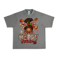 Tornado happy holidays christmas afro messy bun Urban Heavy Tee - texasbilliewilder