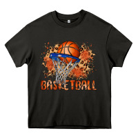 Asphalt custom name basketball Heavy Core Tee - MaliasSmallBusiness