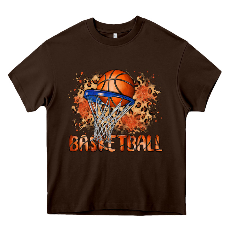 Custom Name Basketball Heavy Core Tee by MaliasSmallBusiness | Teevron