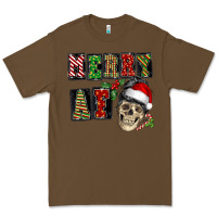 Cacao Merry af skeleton messy bun Premium Tee - NancyCooperArtShop