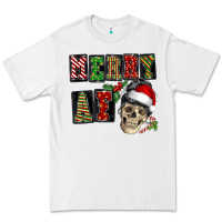 White Merry af skeleton messy bun Premium Tee - NancyCooperArtShop