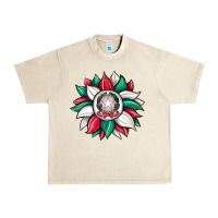 Sandshell sunflower i̇talian flag Urban Heavy Tee - JahusDesignShop