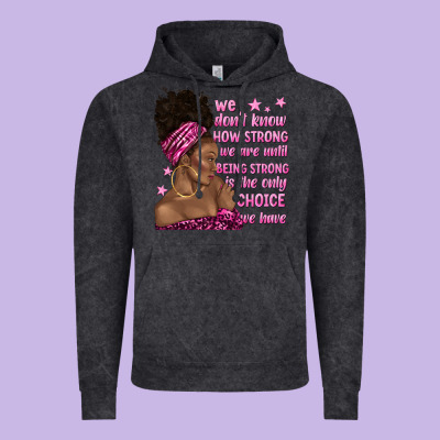 Afro Woman Cancer Vintage Hoodie Designed By Texasbilliewilder