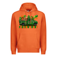 Carrot feeling lucky with gnomes on truck Premium Hoodie - FaDigitalArtStudio