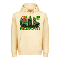 Pina Colada feeling lucky with gnomes on truck Premium Hoodie - FaDigitalArtStudio