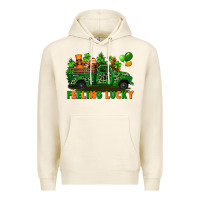 Tofu feeling lucky with gnomes on truck Premium Hoodie - FaDigitalArtStudio