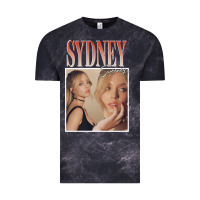 Cloud Black sydney sweeney Vintage Tee - lanVoArt