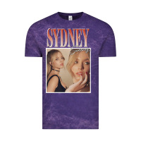 Cloud Purple sydney sweeney Vintage Tee - lanVoArt