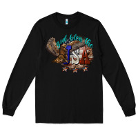 Black God bless the USA Eagle 4th of july Long Sleeve Tee - HowdyJamesFarm