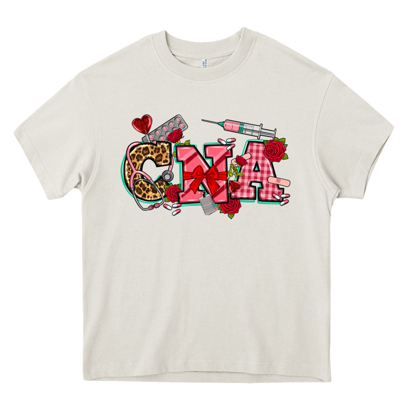 Valentines Day Cna Heavy Core Tee by NancyCooperArtShop | Teevron